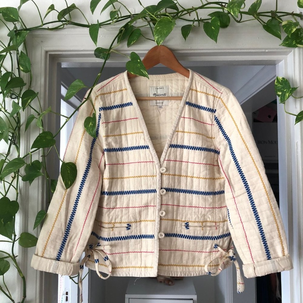 Madewell Quilted Side-Tie Jacket